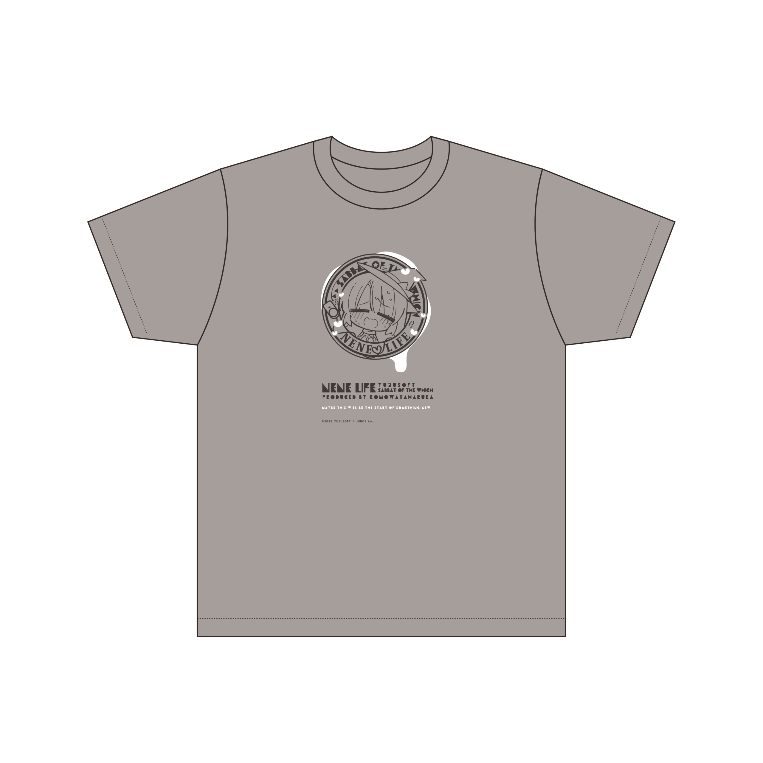 【一部店舗限定】ゆずソフト NENELIFE Tシャツ　produced by komowata